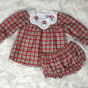 Santa Plaid Set
